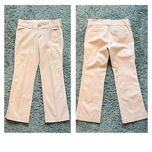 BANANA REPUBLIC MARTIN PETITE STRETCH CROP CHINO Women’s pants 6P Classic Casual - Picture 3 of 9